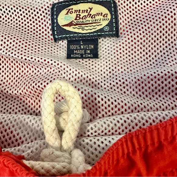 TOMMY BAHAMA VINTAGE SWIM TRUNKS. RED 38 WAIST INSEAM 4.5
MINT VINTAGE EUC - Picture 4 of 6
